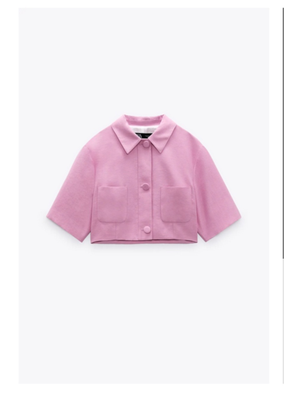 NWT Cropped Zara Blazer Top